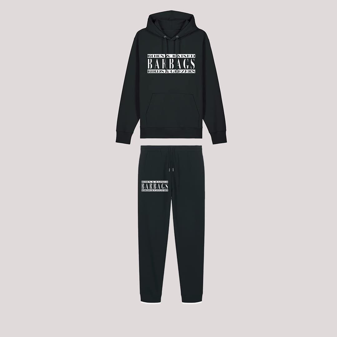 Legends Black Hooded Tracksuit