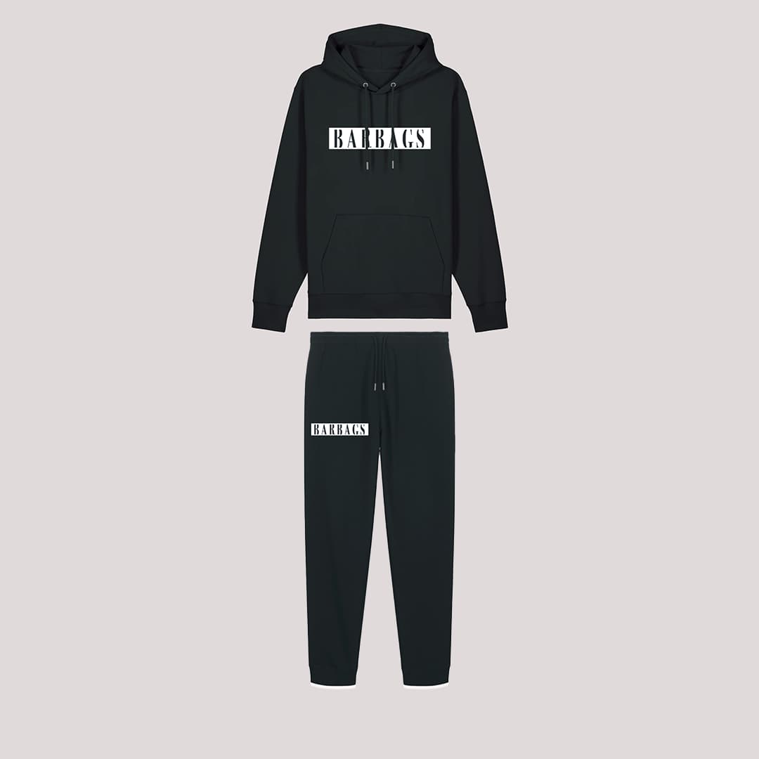 Official Black Hooded Tracksuit
